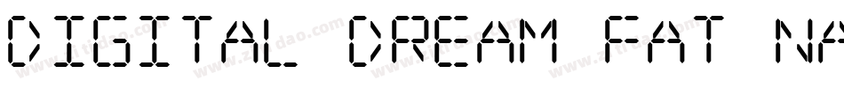 Digital dream Fat Narrow字体转换
